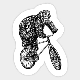 SEEMBO Turtle Cycling Bicycle Bicycling Riding Biking Bike Sticker